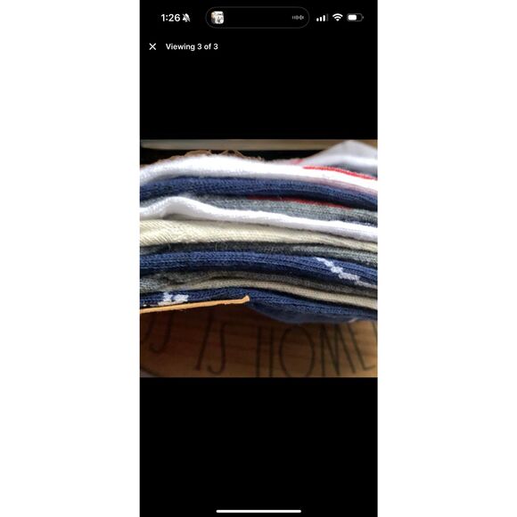 RAE DUNN PATRIOTIC USA - AMERICA socks 10 pack - Picture 3 of 3